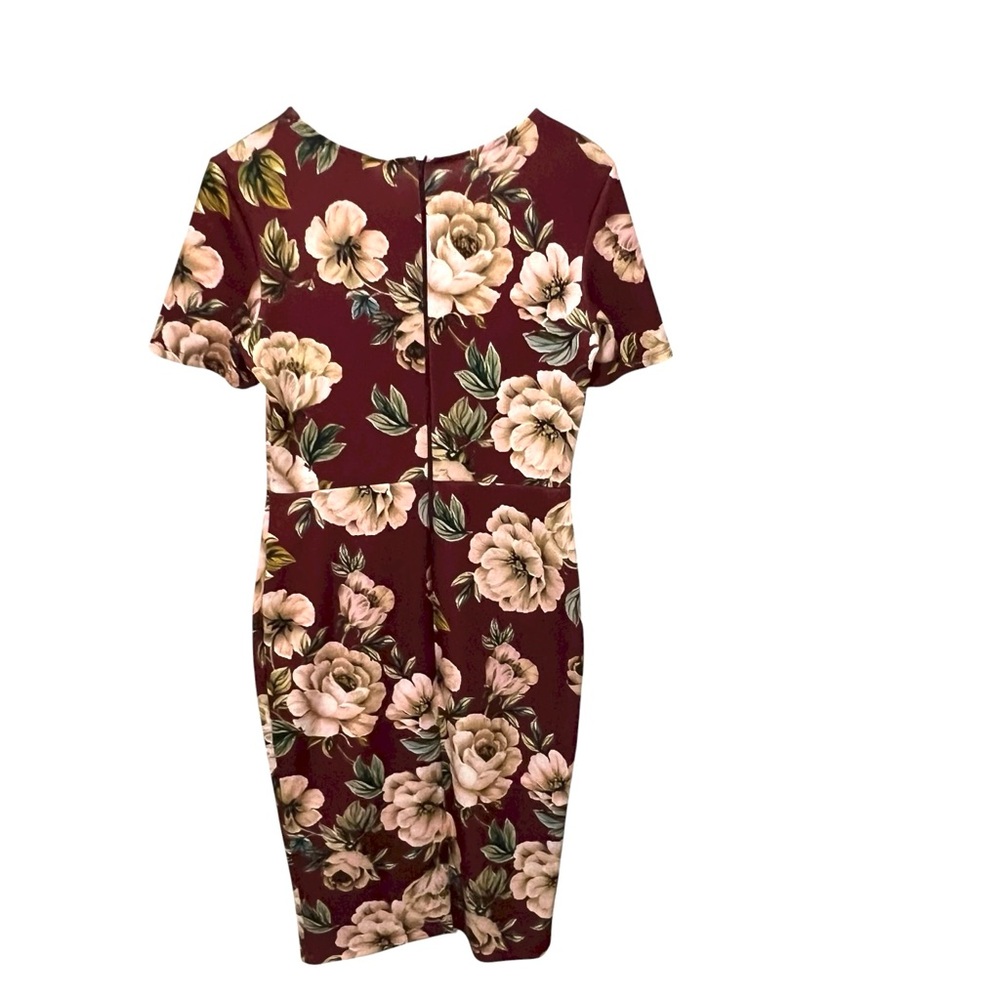 Asos Floral Pencil Dress Size 8 Cottagecore - Picture 4 of 10
